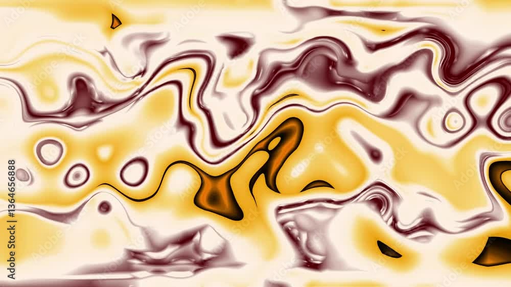 Poster abstract animation color wavy. color wave liquid form. abstract design. iridescent marbled holograph