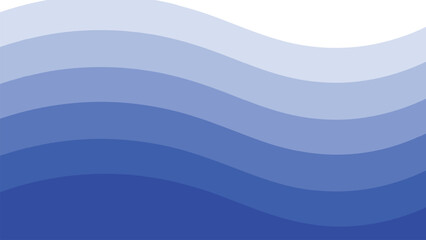 Layered Blue Gradient Wave Background with Smooth Abstract Flow Design