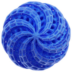 Glitter Abstract 3D Illustration