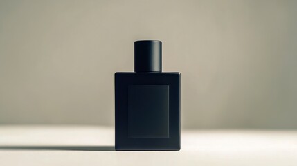 Dark perfume bottle