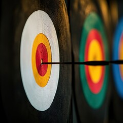 Precision and Focus Archery in Action