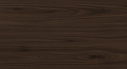 Naklejka premium Dark Brown Wood Texture Background with Natural Grain Pattern