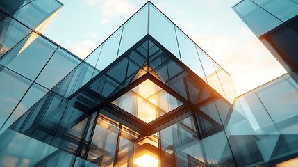 Modern Glass Building Architecture