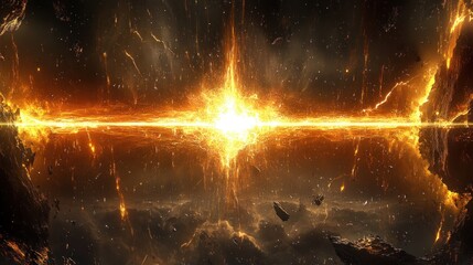 Cosmic Explosion in Outer Space (1)