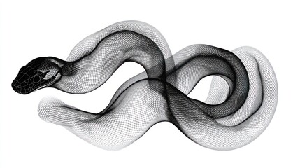 Obraz premium Abstract Snake Design