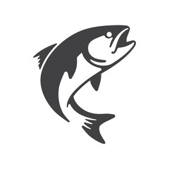 Tarpon Fish Icon Silhouette Vector Art