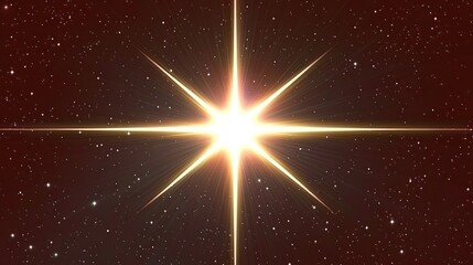 Obraz premium Bright starburst, cosmic backdrop, space, design element