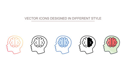 Mental icon design with white background stock illustration