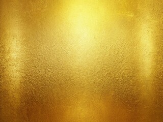 Abstract Gold Panoramic Background: Glowing Yellow Gradient Texture for Festive Designs