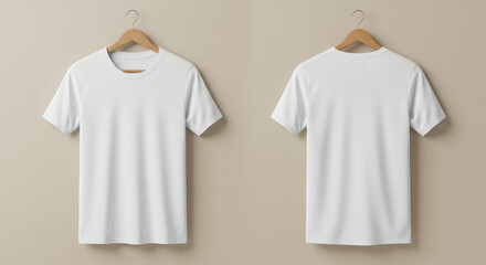 Minimalist t-shirt mockup