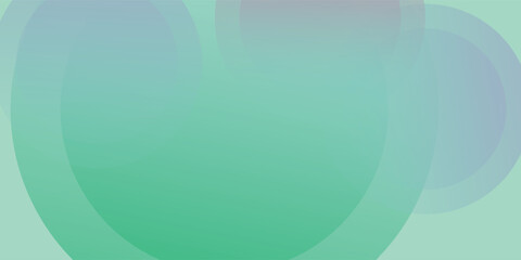 Obraz premium minimalist banner background colorful green and blue gradation circle effect abstract background memphis. Eps 10. vector illustration