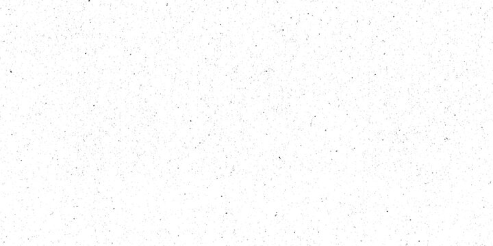 Speckle grain dot white paper noise texture with distress effect vector illustration pattern background. Dirty or dust film grain speck grit grunge overlay on white background grain noise particles.