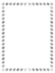 black and white frame