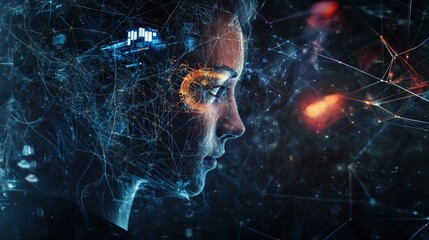 A cybersecurity consultant designing AI systems for automated vulnerability scanning, cutting-edge cybersecurity lab with real-time AI-driven threat detection systems, Futuristic style