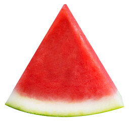 Red watermelon  on white background. Watermelon seedless tropical fruit isolate on white PNG File.