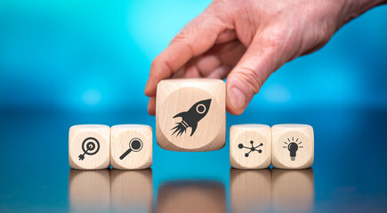 Concept of business startup