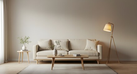 Cozy Minimalist Living Room Interior