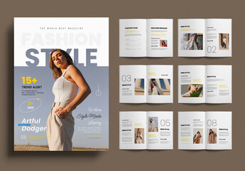 Minimal Fashion Magazine Template