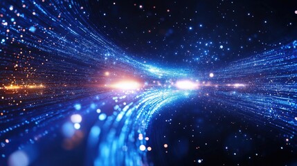 Obraz premium Abstract Digital Data Stream