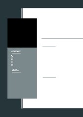 Cv    business card template