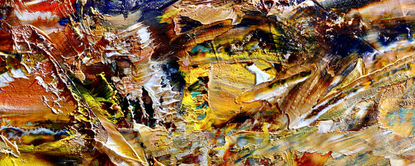Abstract art background . Hand painting artwork on canvas .