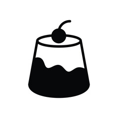Pudding Vector icon