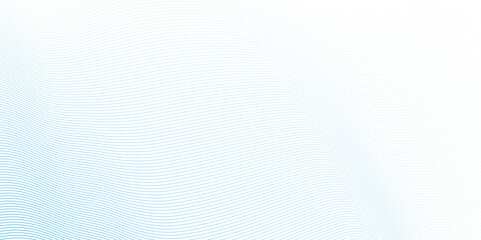 Abstract blue dynamic creative smooth beautiful space digital composite sound and wave bland line. frequency flow business stripe gradient white vector technology template background.	
