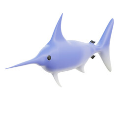 Swordfish 3D Illustration