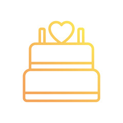 Cake Vector icon