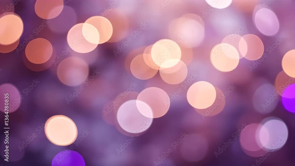 Poster abstract bokeh background with colorful blurred circles and warm tones suitable for festive designs