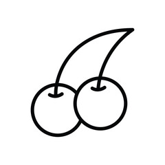 Cherry Vector icon