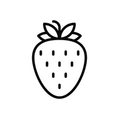 Strawberry Vector icon