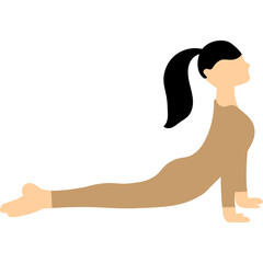  Yoga Poses Women Illustration