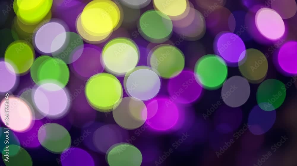 Poster abstract bokeh background with multicolored circular lights