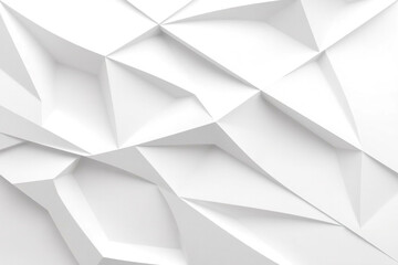 Abstract geometric white background	