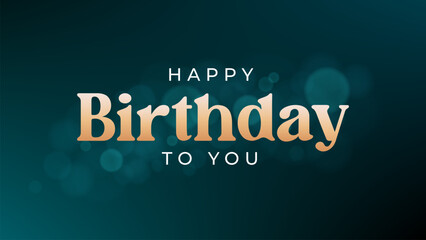 Happy Birthday text vector, Happy Birthday text template. Birthday greeting text. Birthday wishes template design in vector eps file.