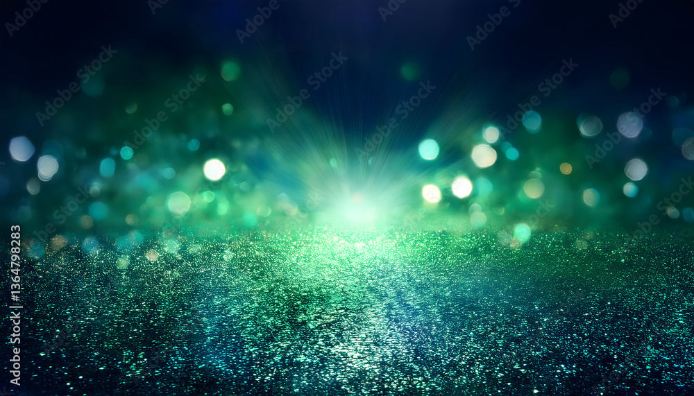 Poster a burst of light and energy emanates from a central point, creating a dynamic, abstract composition