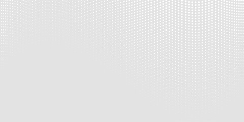 Dotted gradient vector illustration, white and black halftone background, horizontal seamless dotted lines, monochrome dots texture backdrop, retro effect. modern