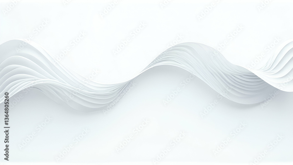 Poster dynamic wave fractals and angular lines: a cute vector illustration for advanced digital tiles