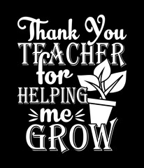 Thank you teacher for helping me - Custom Printable Design Cut File for Cricut and Silhouette – Instant Download for DIY Projects