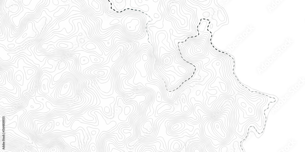 Poster pattern with lines and dots the stylized height of the topographic map contour in lines and contours