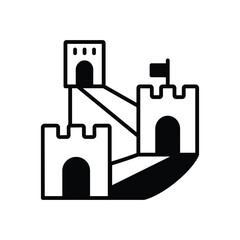 Great wall of china Vector icon