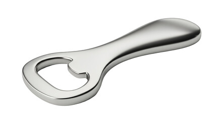 Obraz premium Curved Stainless Steel Bottle Opener