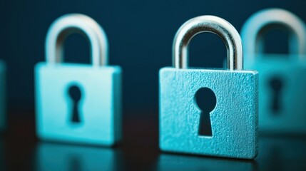 Enhancing cybersecurity safety digital lock protection strategies online environment visual guide