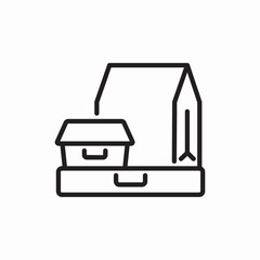 pet home icon vector sign