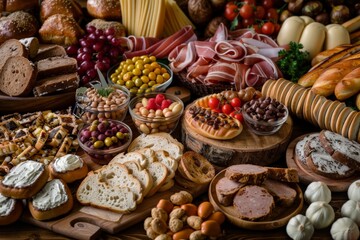 Fototapeta premium Bavarian Specialties – Traditional German Cuisine