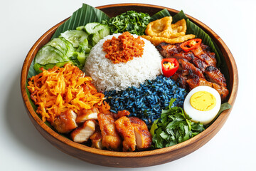 high-resolution Nasi Kerabu Kelantan