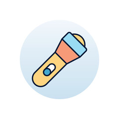 Flashlight  Vector icon
