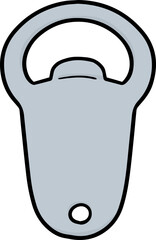 Illustration of bottle opener
