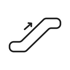 Escalator icon vector image. Suitable for mobile apps, web apps and print media.